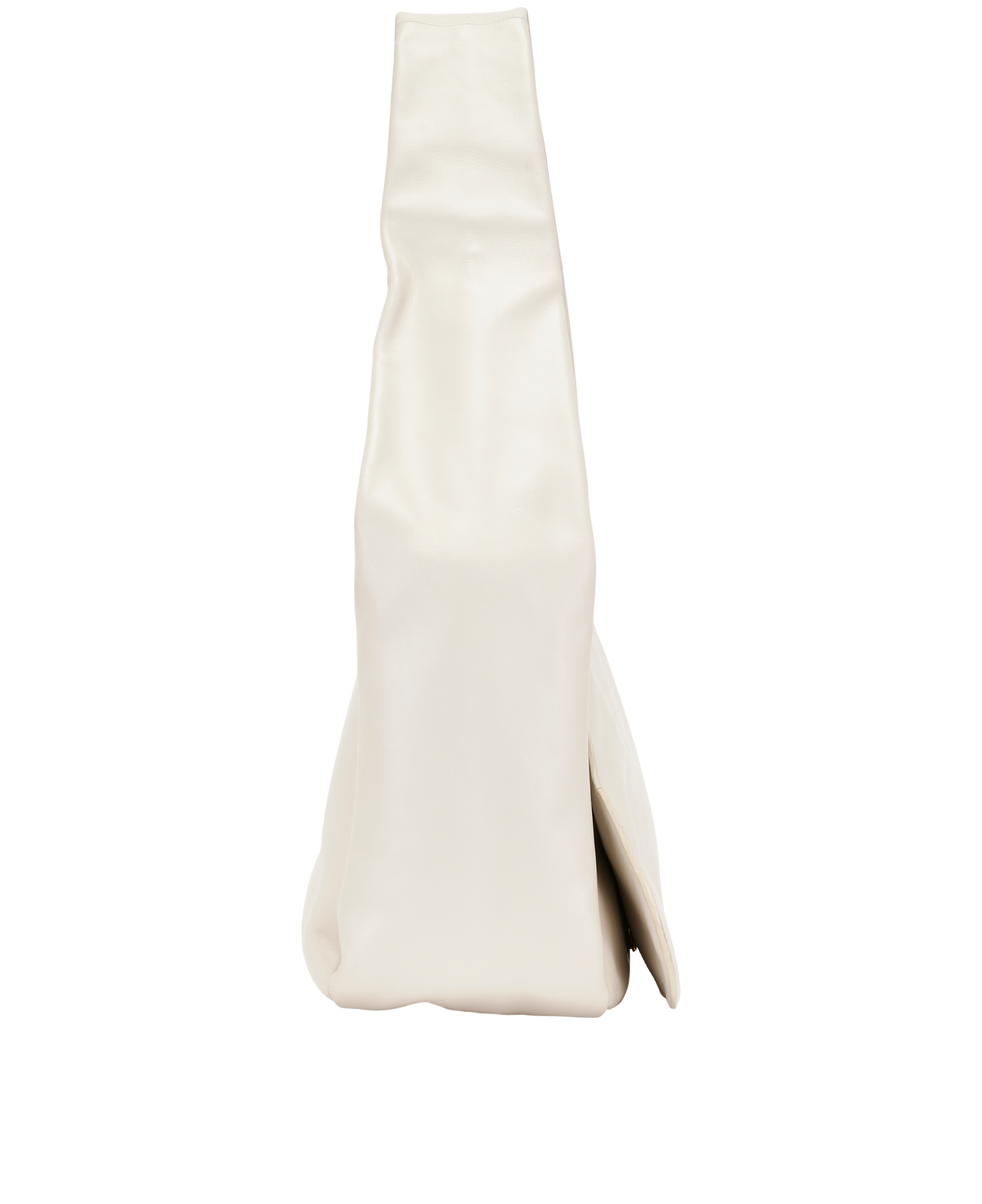 Lisbon Flap Shoulder Bag, &pound;90, Handbags, Beige, Leather, Side view